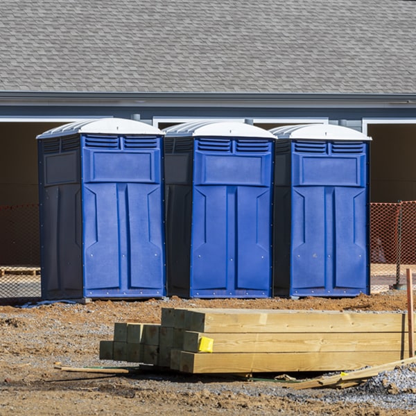 how do you dispose of waste after the porta potties have been emptied in Saegertown